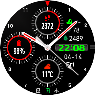 华米跃我Amazfit Pace, Stratos, Stratos 3手表表盘