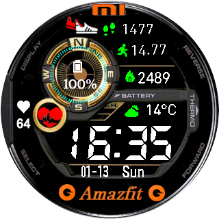 华米跃我Amazfit Pace, Stratos手表表盘