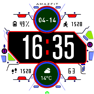 华米跃我Amazfit Pace, Stratos手表表盘