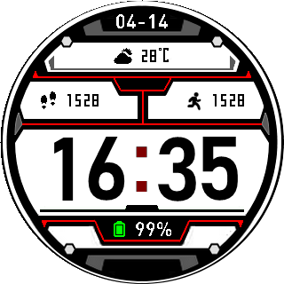 华米跃我Amazfit Pace, Stratos手表表盘