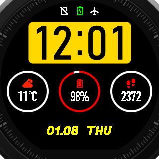 华米跃我Amazfit Pace, Stratos手表表盘