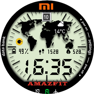 华米跃我Amazfit Pace, Stratos手表表盘