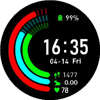 华米跃我Amazfit Pace, Stratos, Stratos 3手表表盘