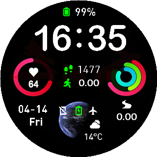 华米跃我Amazfit Pace, Stratos, Stratos 3手表表盘