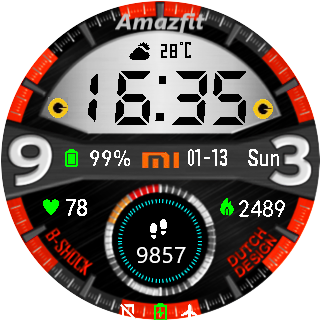 华米跃我Amazfit Pace, Stratos手表表盘