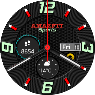 华米跃我Amazfit Pace, Stratos手表表盘