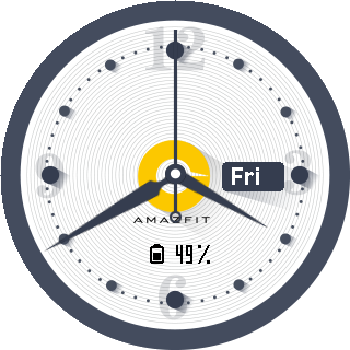 华米跃我Amazfit Pace, Stratos手表表盘