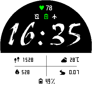 华米跃我Amazfit Pace, Stratos, Stratos 3手表表盘