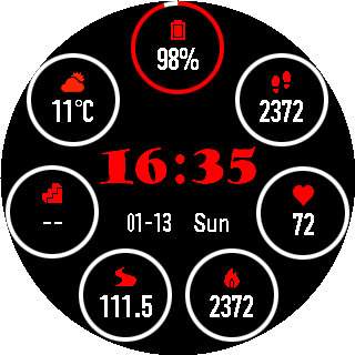 华米跃我Amazfit Pace, Stratos, Stratos 3手表表盘