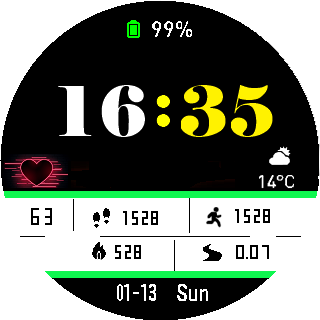 华米跃我Amazfit Pace, Stratos, Stratos 3手表表盘