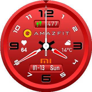 华米跃我Amazfit Pace, Stratos手表表盘