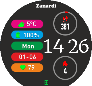 华米跃我Amazfit Pace, Stratos手表表盘