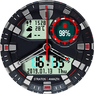 华米跃我Amazfit Pace, Stratos, Stratos 3手表表盘