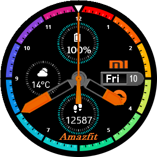 华米跃我Amazfit Pace, Stratos手表表盘