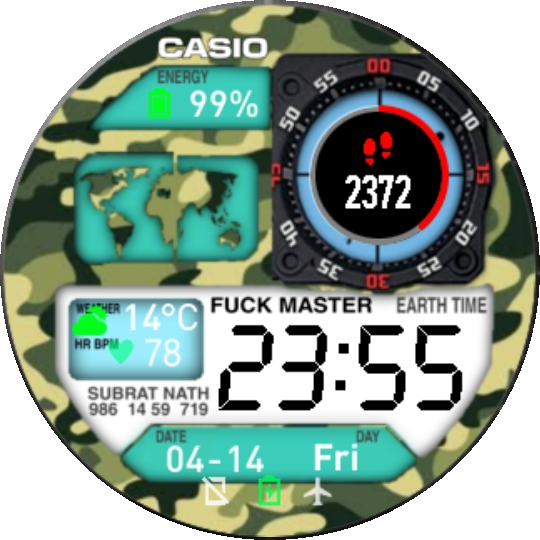 华米跃我Amazfit Pace, Stratos手表表盘