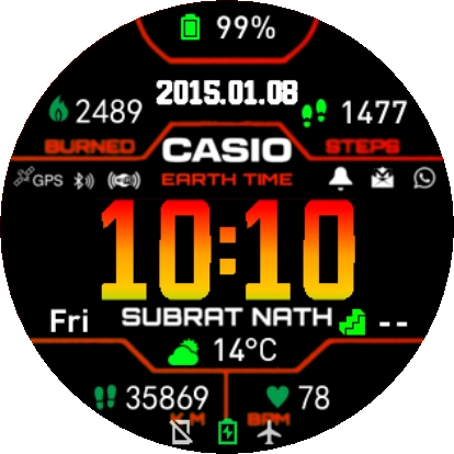 华米跃我Amazfit Pace, Stratos手表表盘