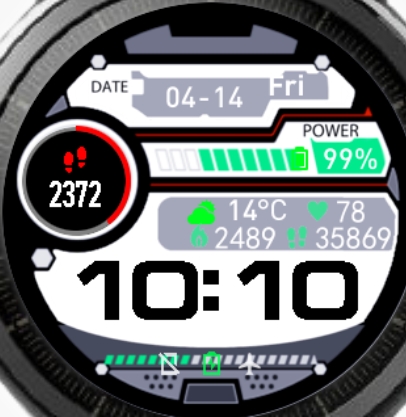 华米跃我Amazfit Pace, Stratos手表表盘