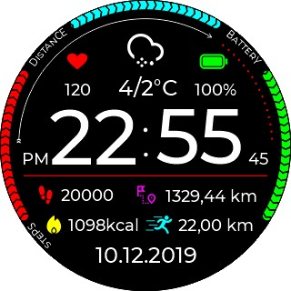 华米跃我Amazfit Pace, Stratos手表表盘