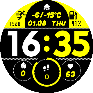 华米跃我Amazfit Pace, Stratos, Stratos 3手表表盘