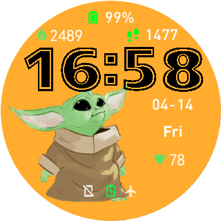 华米跃我Amazfit Pace, Stratos手表表盘