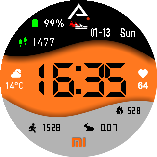 华米跃我Amazfit Pace, Stratos手表表盘