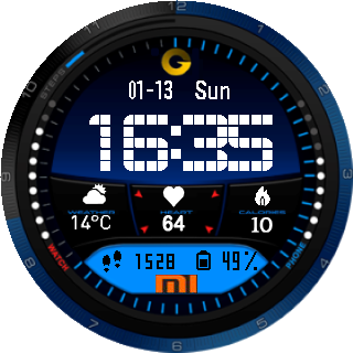华米跃我Amazfit Pace, Stratos手表表盘