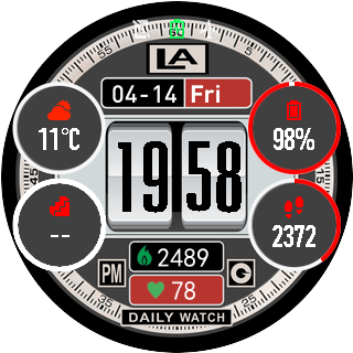 华米跃我Amazfit Pace, Stratos手表表盘