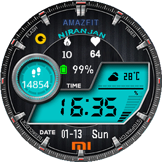 华米跃我Amazfit Pace, Stratos手表表盘