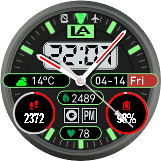 华米跃我Amazfit Pace, Stratos手表表盘