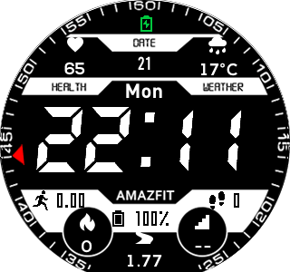 华米跃我Amazfit Pace, Stratos手表表盘