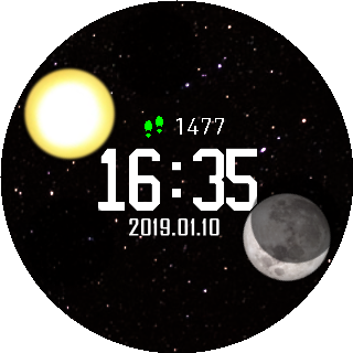 华米跃我Amazfit Pace, Stratos手表表盘