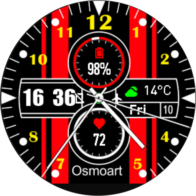 华米跃我Amazfit Pace, Stratos手表表盘