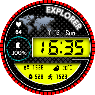 华米跃我Amazfit Pace, Stratos手表表盘