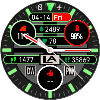 华米跃我Amazfit Pace, Stratos手表表盘