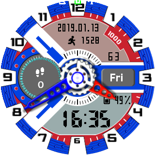 华米跃我Amazfit Pace, Stratos手表表盘