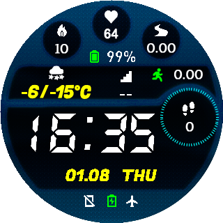 华米跃我Amazfit Pace, Stratos手表表盘