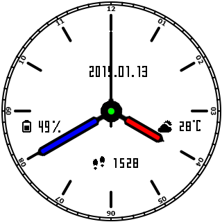 华米跃我Amazfit Pace, Stratos手表表盘