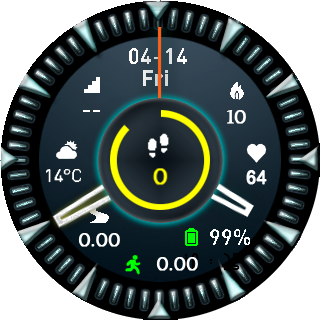 华米跃我Amazfit Pace, Stratos手表表盘