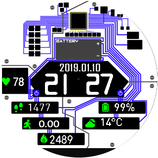 华米跃我Amazfit Pace, Stratos手表表盘