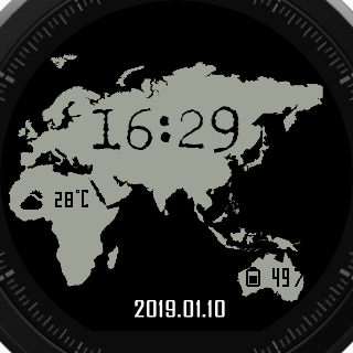 华米跃我Amazfit Pace, Stratos手表表盘