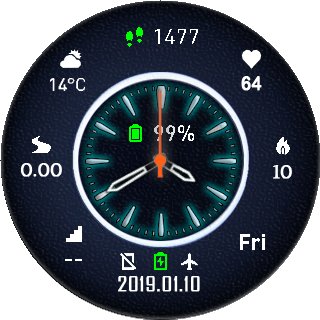 华米跃我Amazfit Pace, Stratos手表表盘