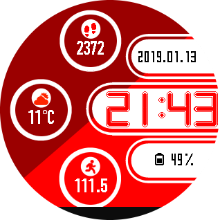 华米跃我Amazfit Pace, Stratos手表表盘