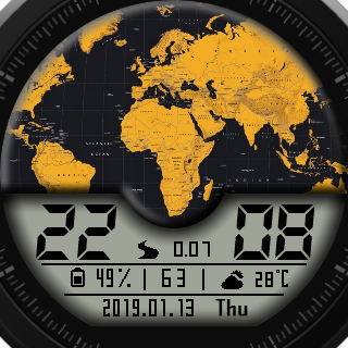 华米跃我Amazfit Pace, Stratos手表表盘