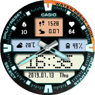 华米跃我Amazfit Pace, Stratos手表表盘
