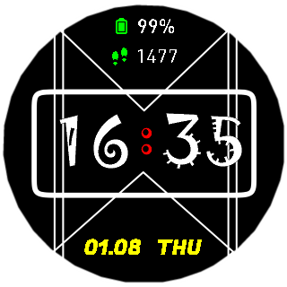 华米跃我Amazfit Pace, Stratos手表表盘