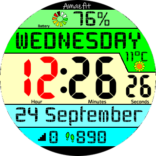 华米跃我Amazfit Pace, Stratos手表表盘