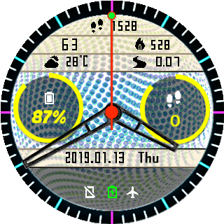 华米跃我Amazfit Pace, Stratos手表表盘