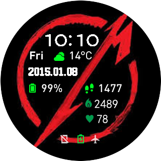 华米跃我Amazfit Pace, Stratos, Stratos 3手表表盘