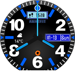 华米跃我Amazfit Pace, Stratos手表表盘