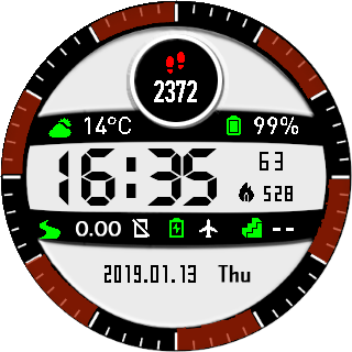 华米跃我Amazfit Pace, Stratos手表表盘